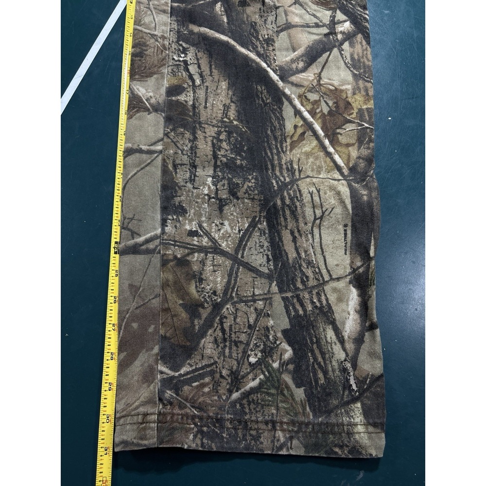 Vintage Russell Outdoors Realtree Camo Cargo Pants Mens Medium Baggy Relaxed Fit - Picture 13 of 14